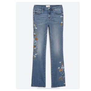 Driftwood Kelly Bootcut Embroidered Jean Womens Size 4 26/33 $60